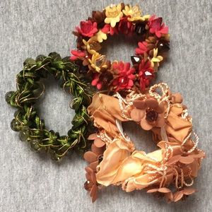 Whimsical Beaded Hairband Set